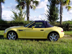 2000 BMW M Roadster in Dakar Yellow 2 over Dark Gray & Black Nappa