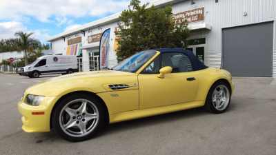 2000 BMW M Roadster in Dakar Yellow 2 over Dark Gray & Black Nappa