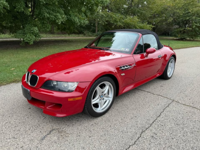 2000 BMW M Roadster in Imola Red 2 over Imola Red & Black Nappa