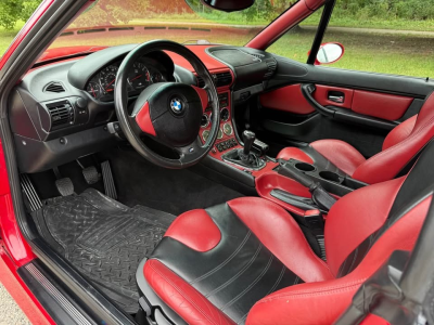 2000 BMW M Roadster in Imola Red 2 over Imola Red & Black Nappa