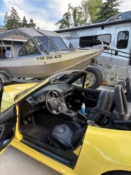 2000 BMW M Roadster in Dakar Yellow 2 over Black Nappa