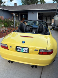 2000 BMW M Roadster in Dakar Yellow 2 over Black Nappa