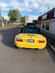 2000 BMW M Roadster in Dakar Yellow 2 over Black Nappa