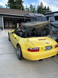 2000 BMW M Roadster in Dakar Yellow 2 over Black Nappa