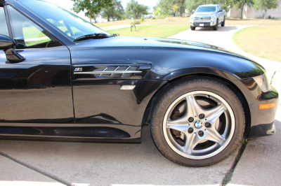 2000 BMW M Roadster in Cosmos Black Metallic over Dark Gray & Black Nappa