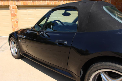 2000 BMW M Roadster in Cosmos Black Metallic over Dark Gray & Black Nappa