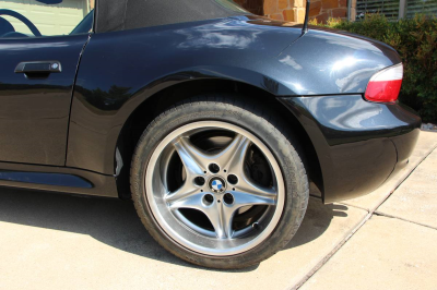 2000 BMW M Roadster in Cosmos Black Metallic over Dark Gray & Black Nappa