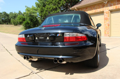 2000 BMW M Roadster in Cosmos Black Metallic over Dark Gray & Black Nappa