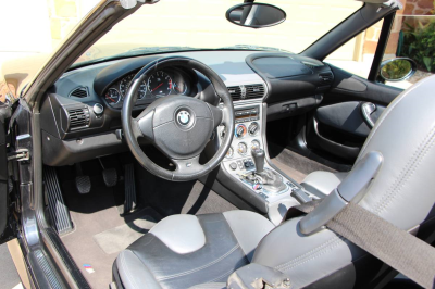 2000 BMW M Roadster in Cosmos Black Metallic over Dark Gray & Black Nappa