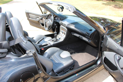 2000 BMW M Roadster in Cosmos Black Metallic over Dark Gray & Black Nappa