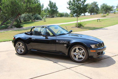 2000 BMW M Roadster in Cosmos Black Metallic over Dark Gray & Black Nappa