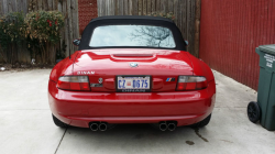 2000 BMW M Roadster in Imola Red 2 over Black Nappa