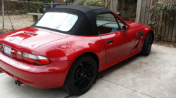 2000 BMW M Roadster in Imola Red 2 over Black Nappa