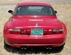 2000 BMW M Roadster in Imola Red 2 over Black Nappa