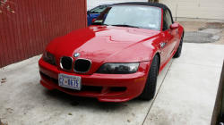 2000 BMW M Roadster in Imola Red 2 over Black Nappa