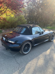 2000 BMW M Roadster in Cosmos Black Metallic over Black Nappa