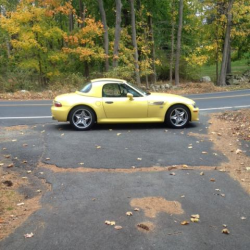 2000 BMW M Roadster in Dakar Yellow 2 over Evergreen & Black Nappa
