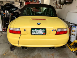 2000 BMW M Roadster in Dakar Yellow 2 over Black Nappa