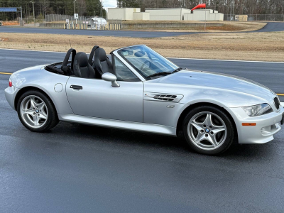2000 BMW M Roadster in Titanium Silver Metallic over Black Nappa