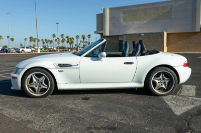 2000 BMW M Roadster in Alpine White 3 over Estoril Blue & Black Nappa