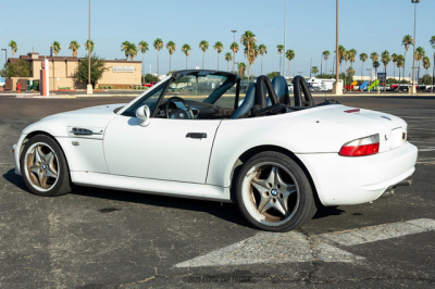 2000 BMW M Roadster in Alpine White 3 over Estoril Blue & Black Nappa