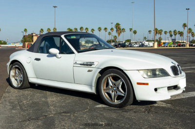 2000 BMW M Roadster in Alpine White 3 over Estoril Blue & Black Nappa