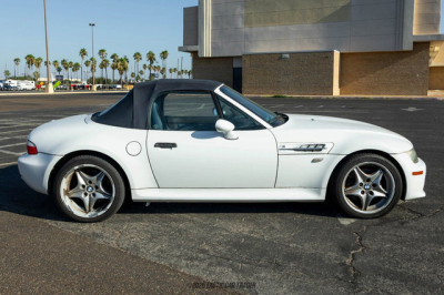 2000 BMW M Roadster in Alpine White 3 over Estoril Blue & Black Nappa