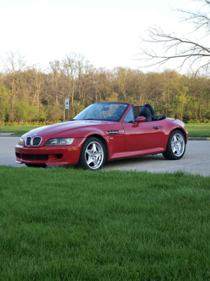 2000 BMW M Roadster in Imola Red 2 over Black Nappa