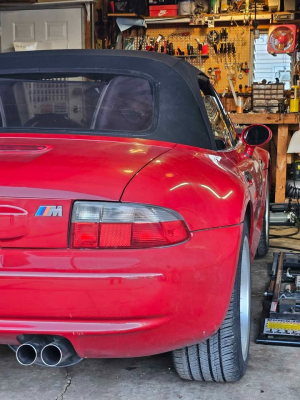 2000 BMW M Roadster in Imola Red 2 over Black Nappa