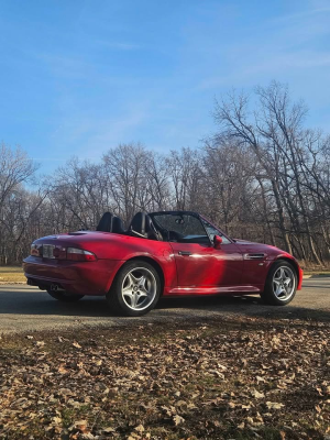 2000 BMW M Roadster in Imola Red 2 over Black Nappa