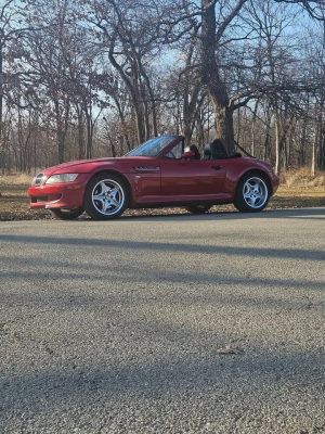 2000 BMW M Roadster in Imola Red 2 over Black Nappa