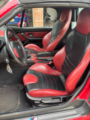 2000 BMW M Roadster in Imola Red 2 over Imola Red & Black Nappa