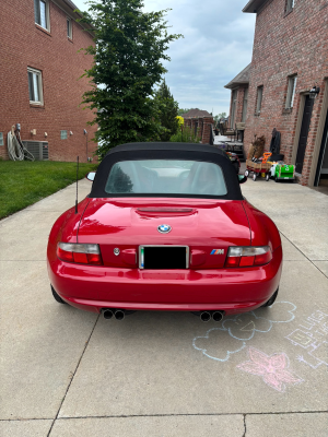 2000 BMW M Roadster in Imola Red 2 over Imola Red & Black Nappa