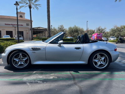 2000 BMW M Roadster in Titanium Silver Metallic over Black Nappa