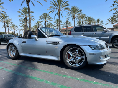 2000 BMW M Roadster in Titanium Silver Metallic over Black Nappa