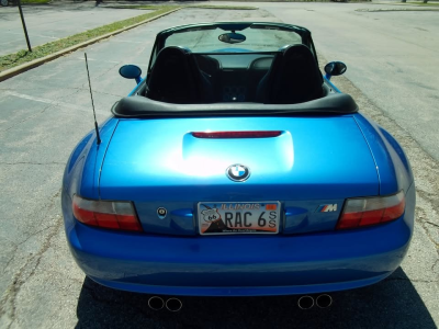 2000 BMW M Roadster in Estoril Blue Metallic over Estoril Blue & Black Nappa