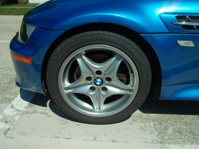 2000 BMW M Roadster in Estoril Blue Metallic over Estoril Blue & Black Nappa