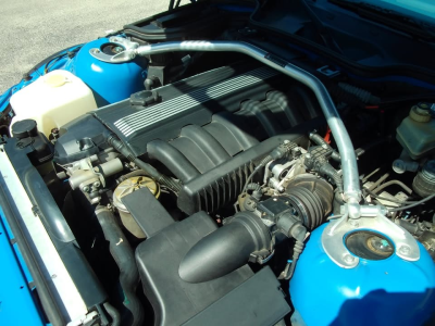 2000 BMW M Roadster in Estoril Blue Metallic over Estoril Blue & Black Nappa