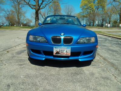 2000 BMW M Roadster in Estoril Blue Metallic over Estoril Blue & Black Nappa