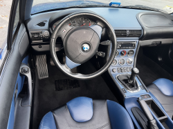 2000 BMW M Roadster in Estoril Blue Metallic over Estoril Blue & Black Nappa