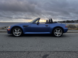2000 BMW M Roadster in Estoril Blue Metallic over Estoril Blue & Black Nappa