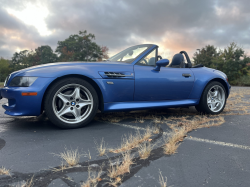 2000 BMW M Roadster in Estoril Blue Metallic over Estoril Blue & Black Nappa