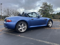 2000 BMW M Roadster in Estoril Blue Metallic over Estoril Blue & Black Nappa