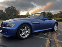 2000 BMW M Roadster in Estoril Blue Metallic over Estoril Blue & Black Nappa