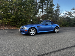 2000 BMW M Roadster in Estoril Blue Metallic over Estoril Blue & Black Nappa