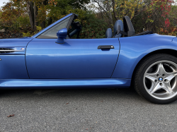 2000 BMW M Roadster in Estoril Blue Metallic over Estoril Blue & Black Nappa