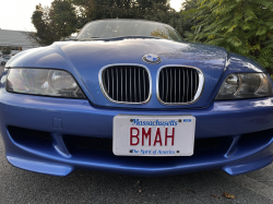 2000 BMW M Roadster in Estoril Blue Metallic over Estoril Blue & Black Nappa