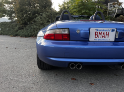 2000 BMW M Roadster in Estoril Blue Metallic over Estoril Blue & Black Nappa
