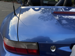 2000 BMW M Roadster in Estoril Blue Metallic over Estoril Blue & Black Nappa