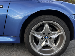 2000 BMW M Roadster in Estoril Blue Metallic over Estoril Blue & Black Nappa